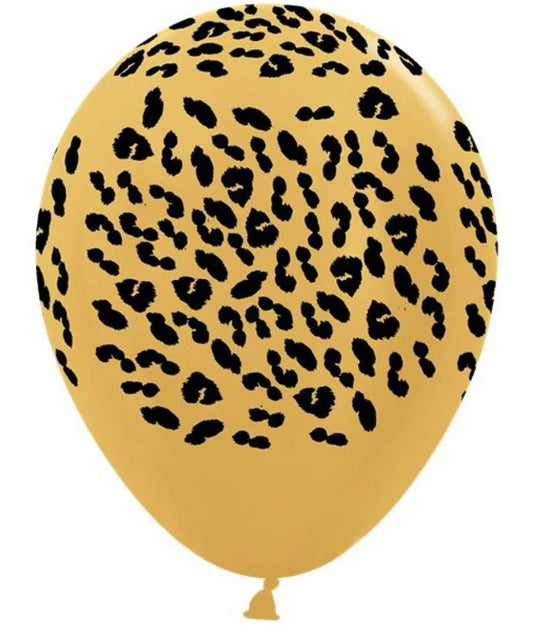 11" SEMPERTEX CHEETAH PRINT LATEX ASST