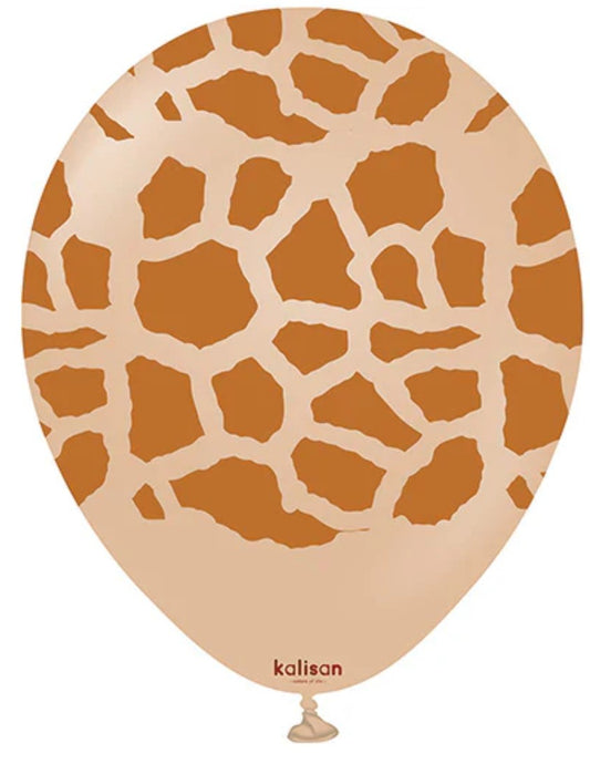 11" SEMPERTEX GIRAFFE PRINT LATEX