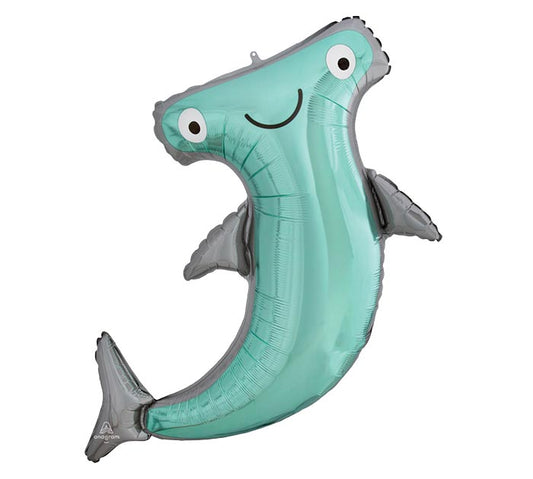 41" PKG SMILING HAMMERHEAD SHARK BALLOON