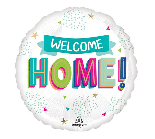 17" PKG WELCOME HOME BALLOON