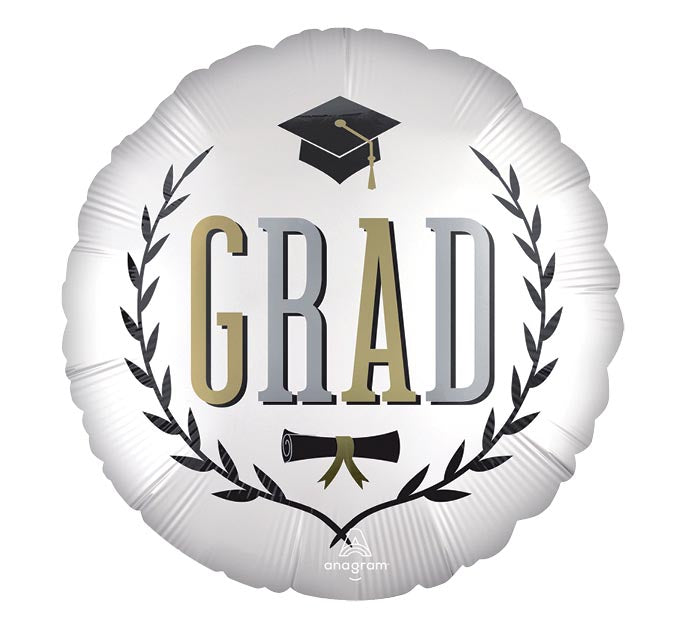 17" SATIN INFUSED CAPS OFF GRAD NO HELIUM