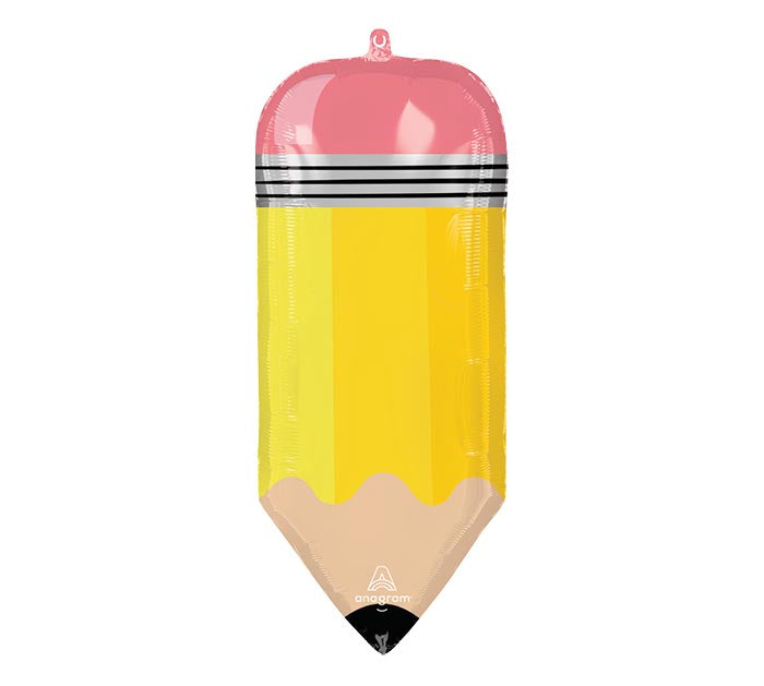 31" PKG SCH WRITE ON PENCIL SUPERSHAPE WITHOUT HELIUM