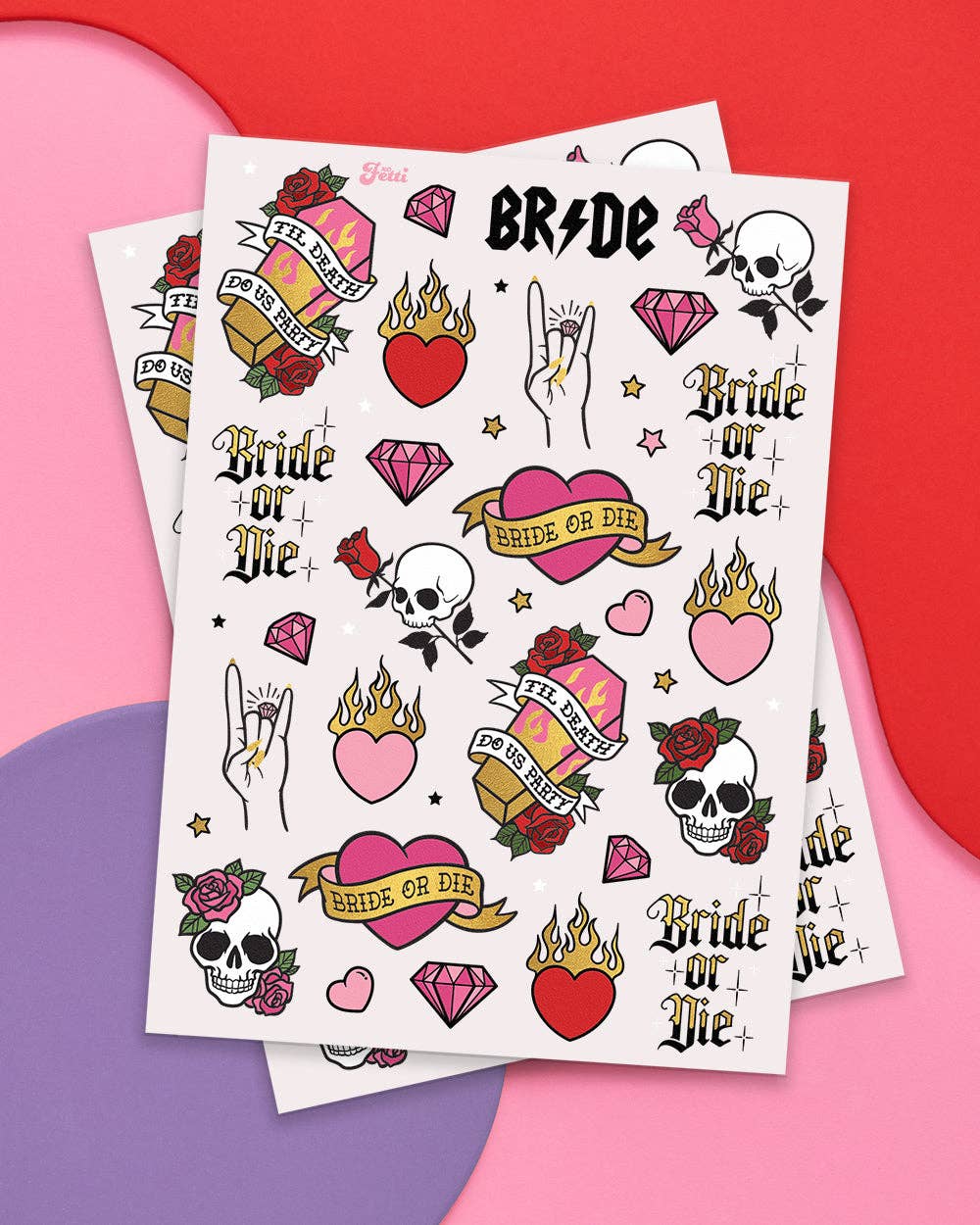 Bachelorette Party Temporary Tattoos, Bridesmaid Favors