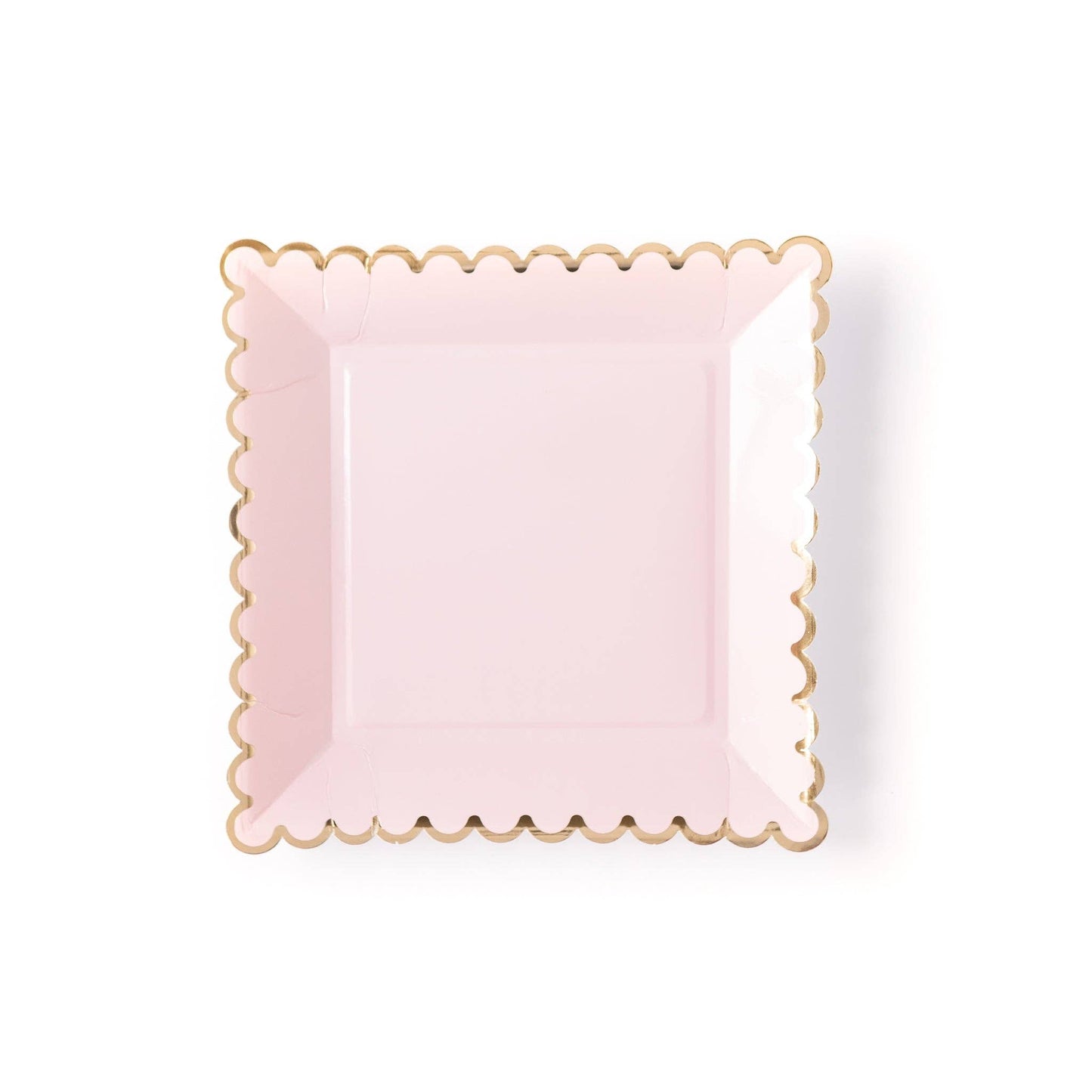 PGB643-Blush Scalloped Plates