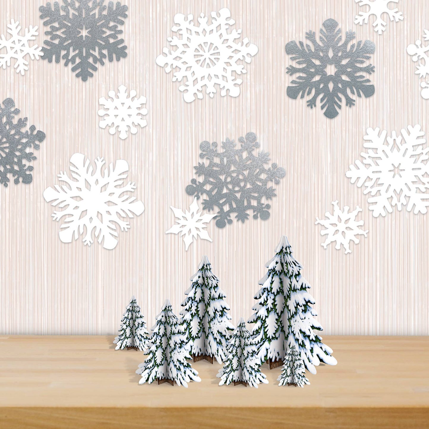 1-Ply Gleam 'N White Curtain, 8' x 3'