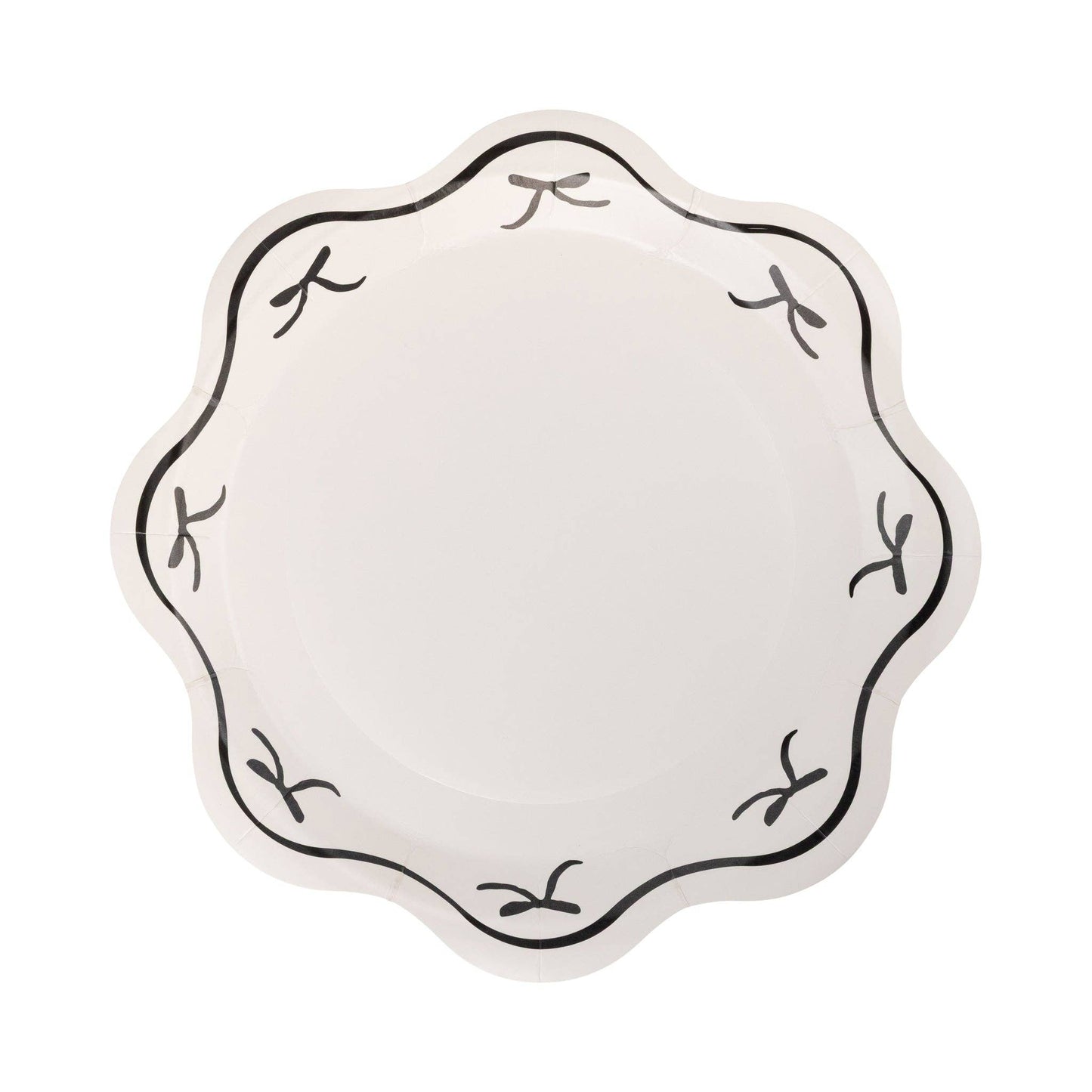PLBLW42 - Black Bow Plate