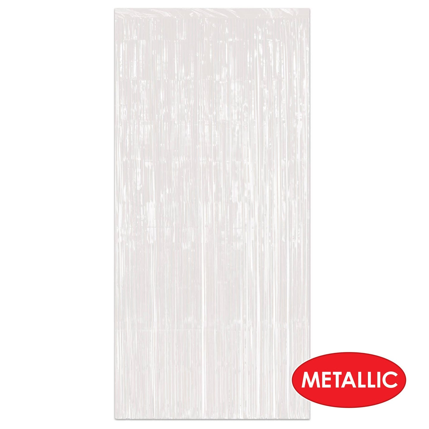 1-Ply Gleam 'N White Curtain, 8' x 3'
