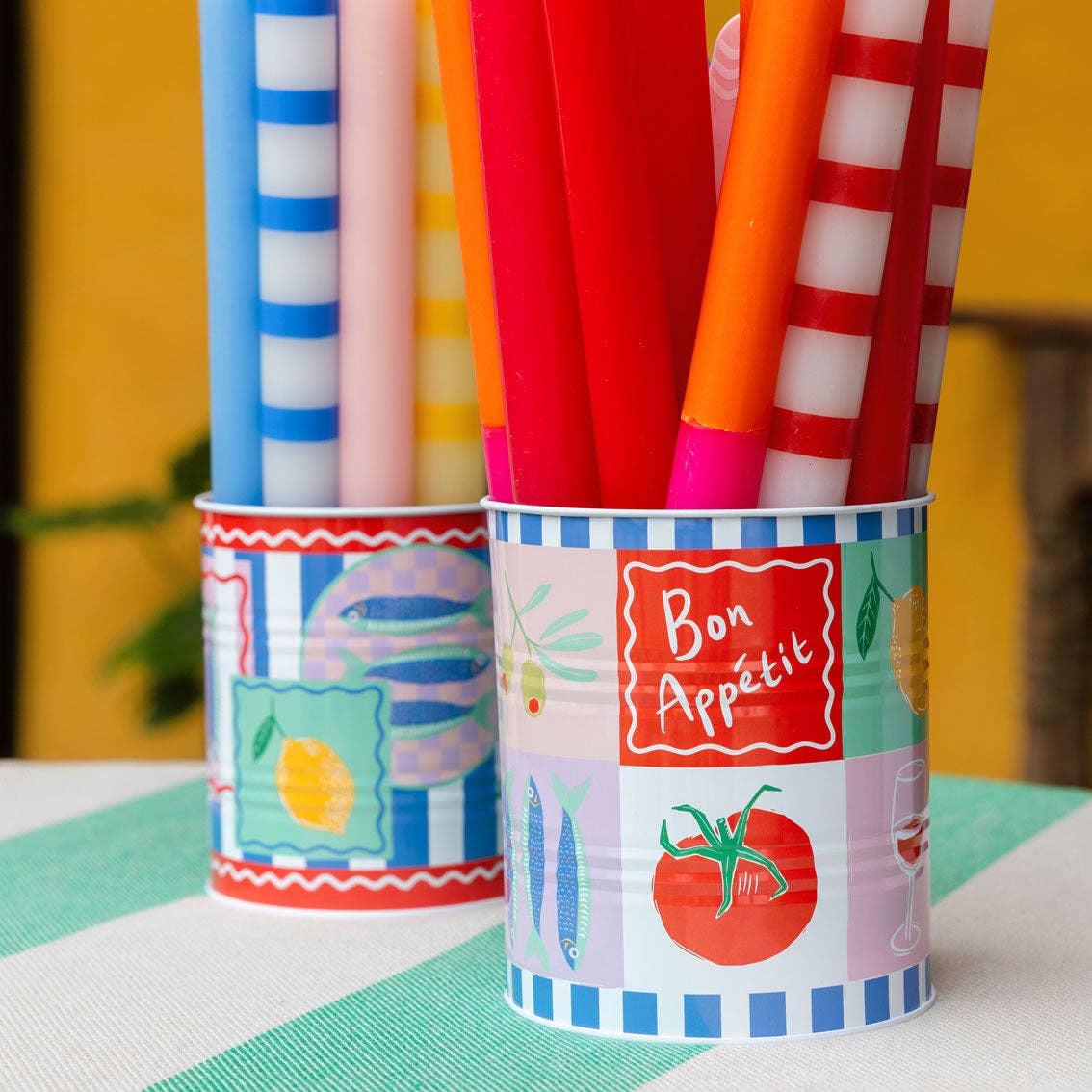 Food Icons Recyclable Storage Tins