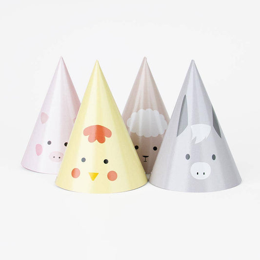 Farm Animal Hats Qty. 8