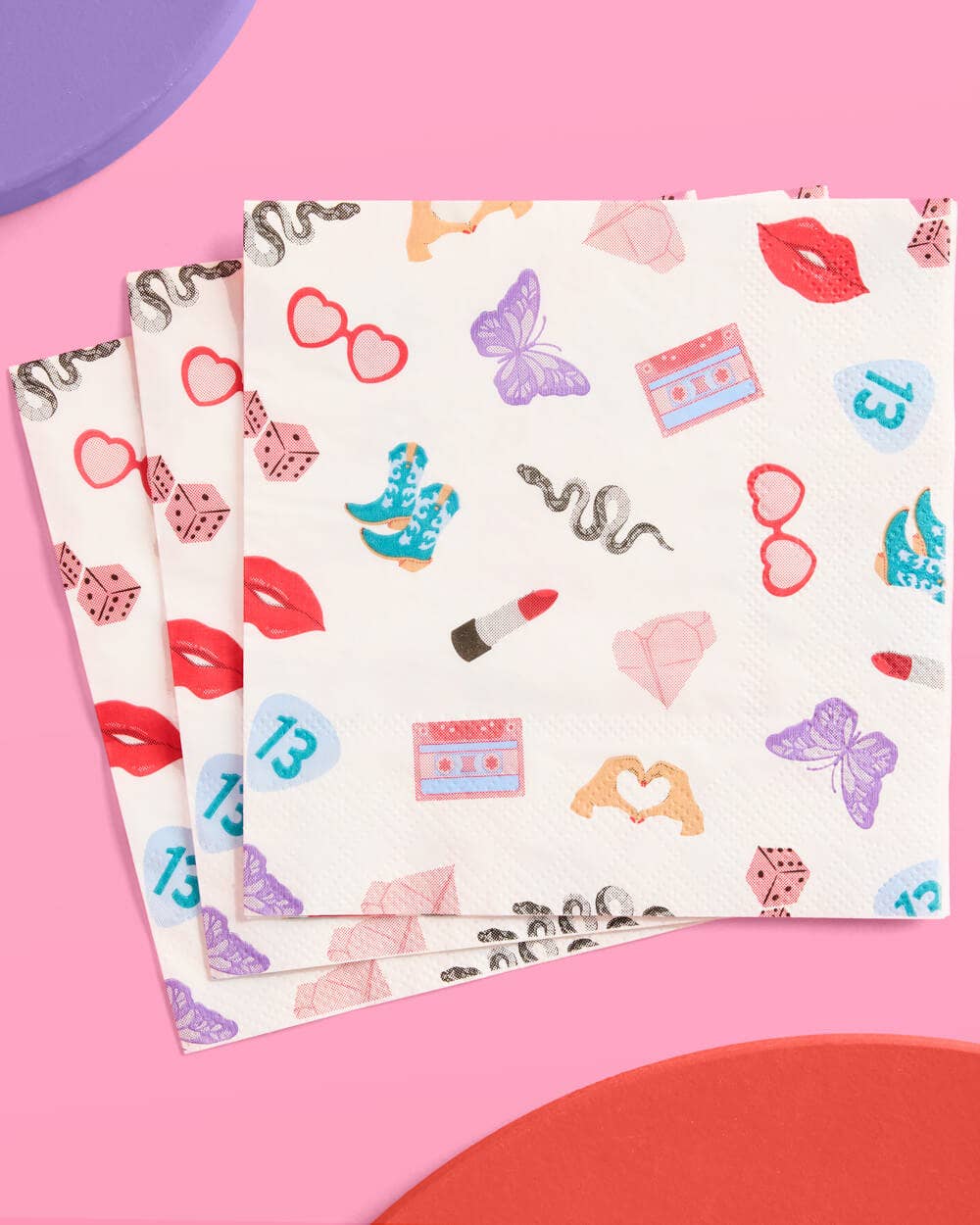 Eras Party Icon Paper Napkins | 25 pack 3-ply