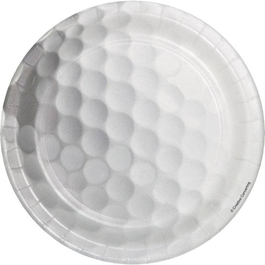 Golf Paper Dessert Plates, 8/Pkg