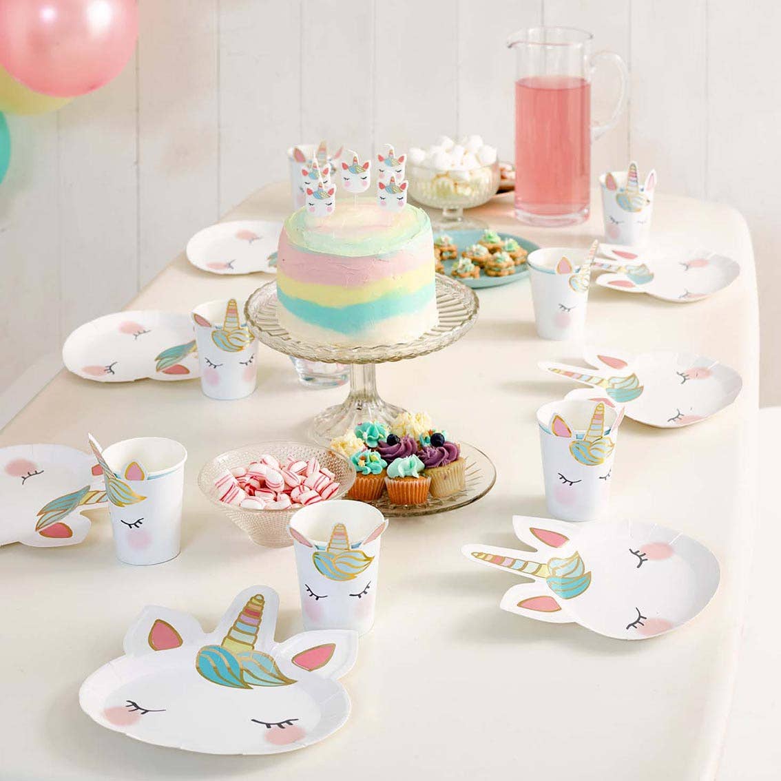 Shaped Unicorn Napkins | 20 Pack |