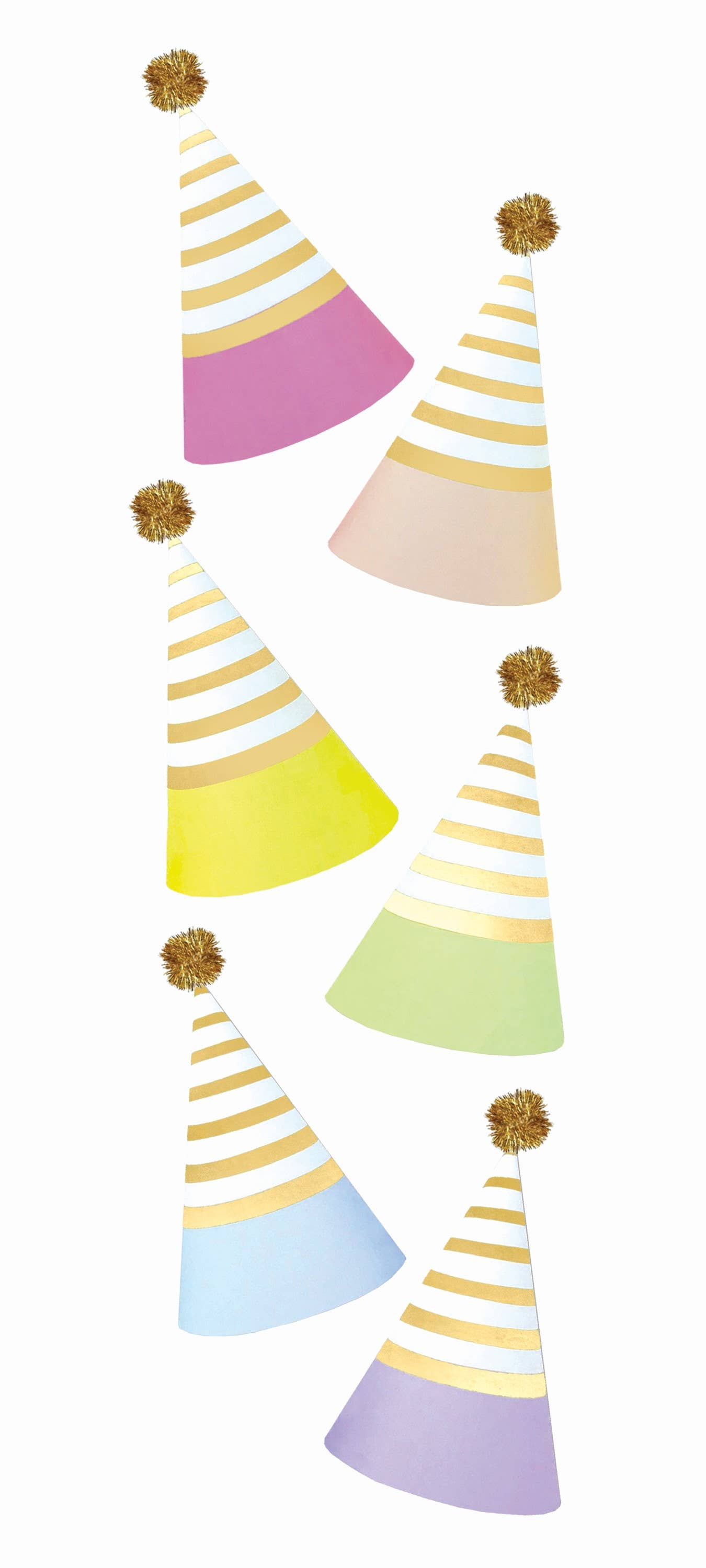 Pastel Rainbow Hats