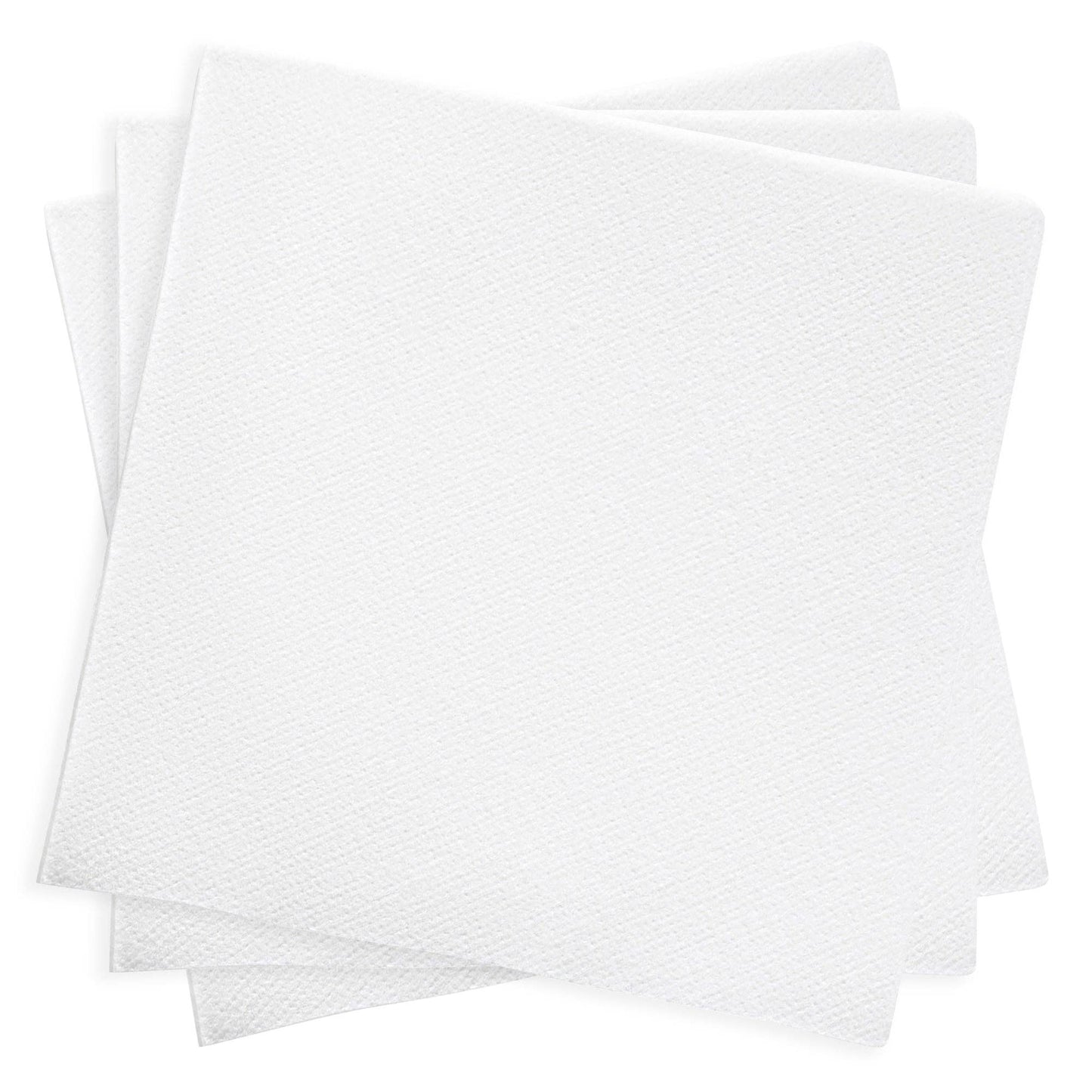 White Premium Paper Beverage/Cocktail Napkins - 50 pcs