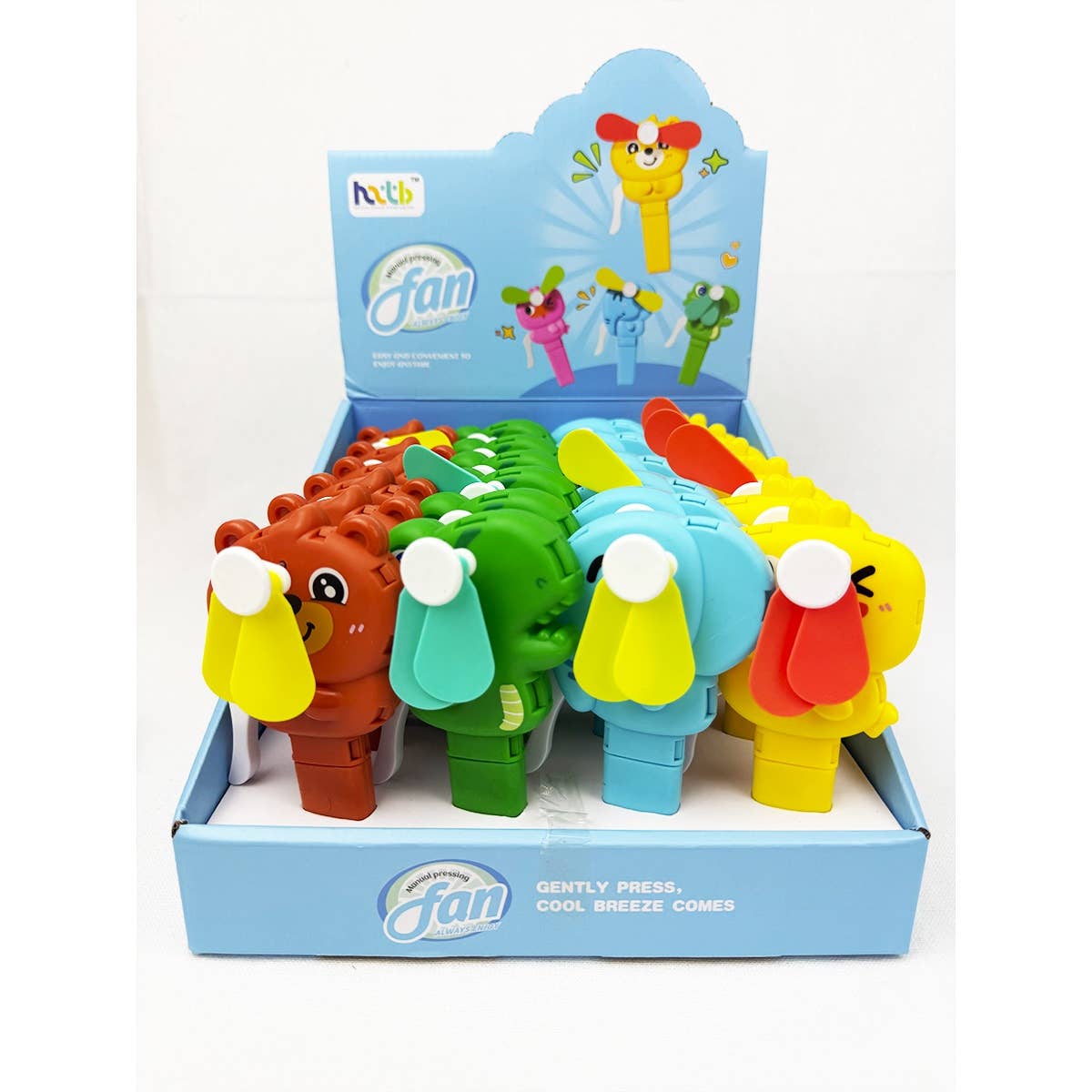 Assorted Animal Hand Pressure Fan
