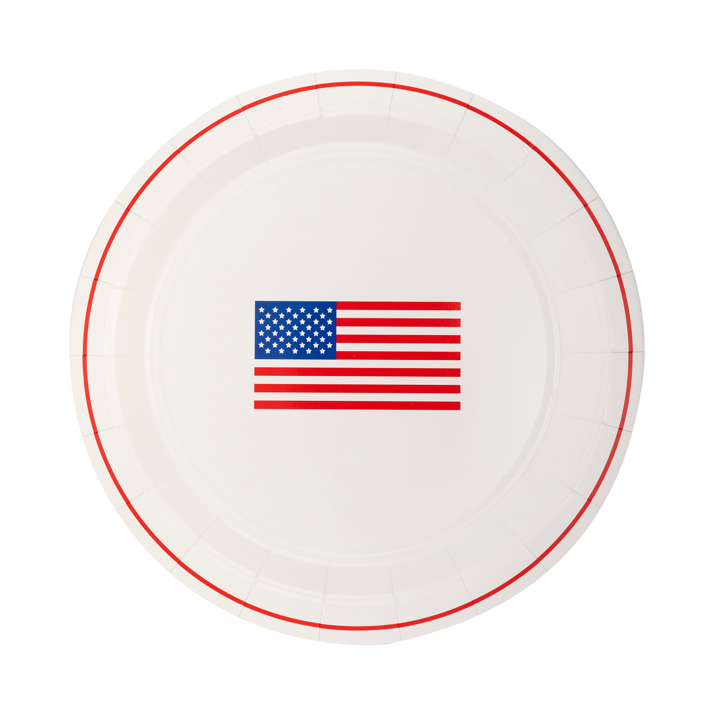 SSP1040 - Round Flag Paper Plate