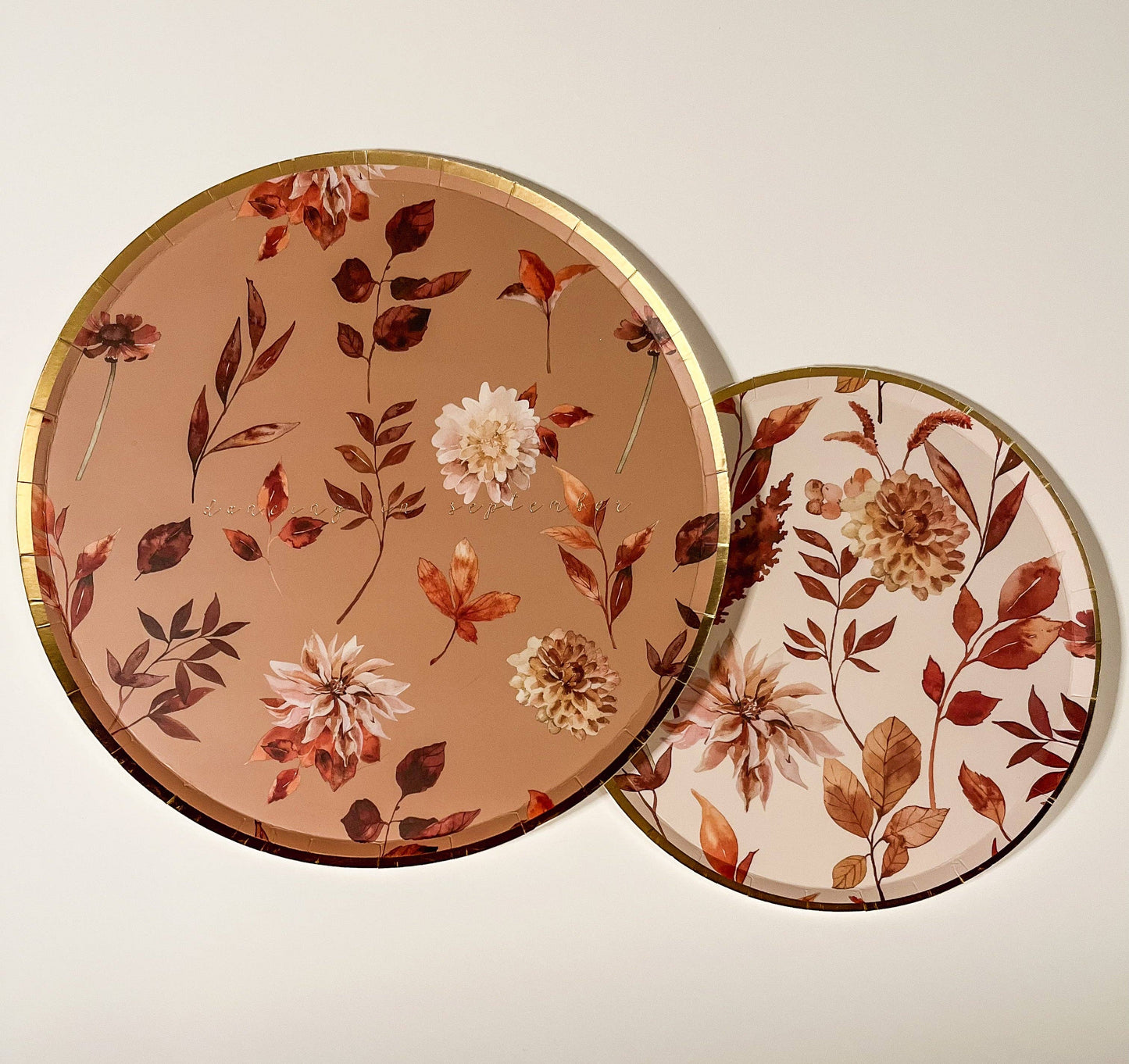 Fall Leaf Dinner Paper Plate