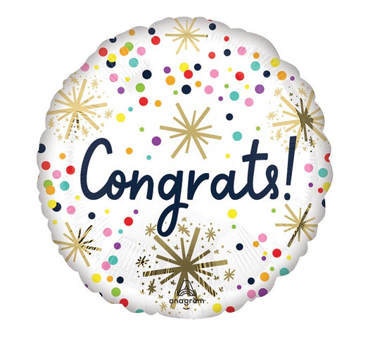 17" PKG CONGRATS CONFETTI SPRINKLE