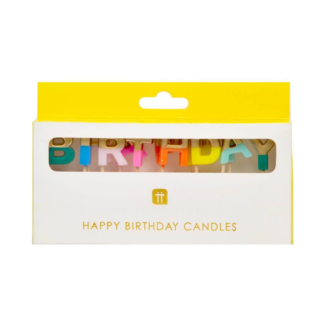 Rainbow Happy Birthday Candles | Birthday Party |