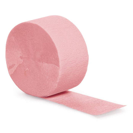Classic Pink Crepe Streamer 81 ft, 1/Pkg
