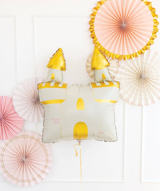 PRC915 -  Princess Castle Shaped Mylar Balloon