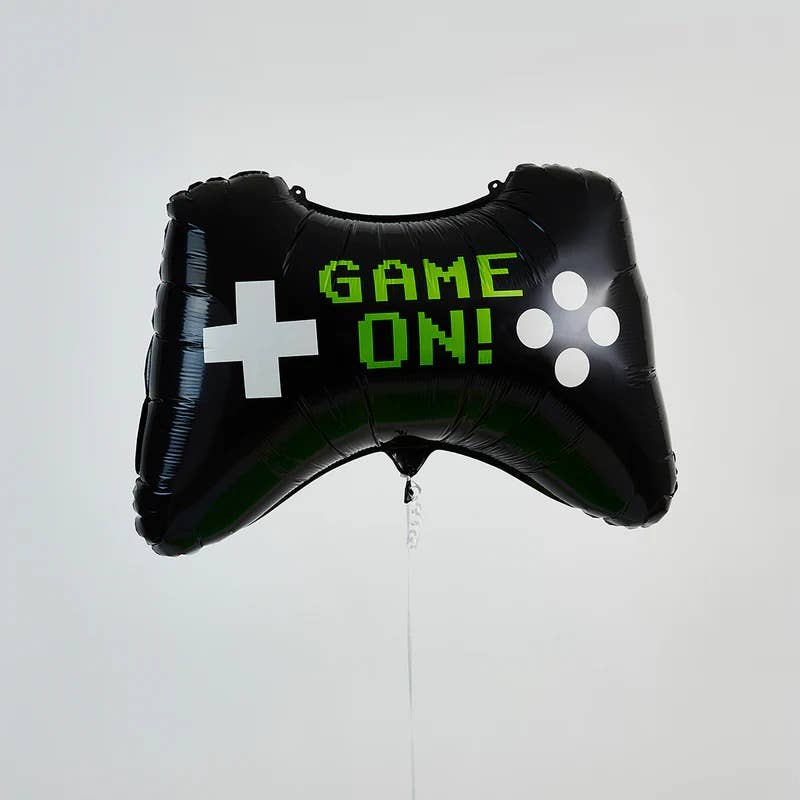 Game Controller 28" 'Game On' Foil Balloon No Helium