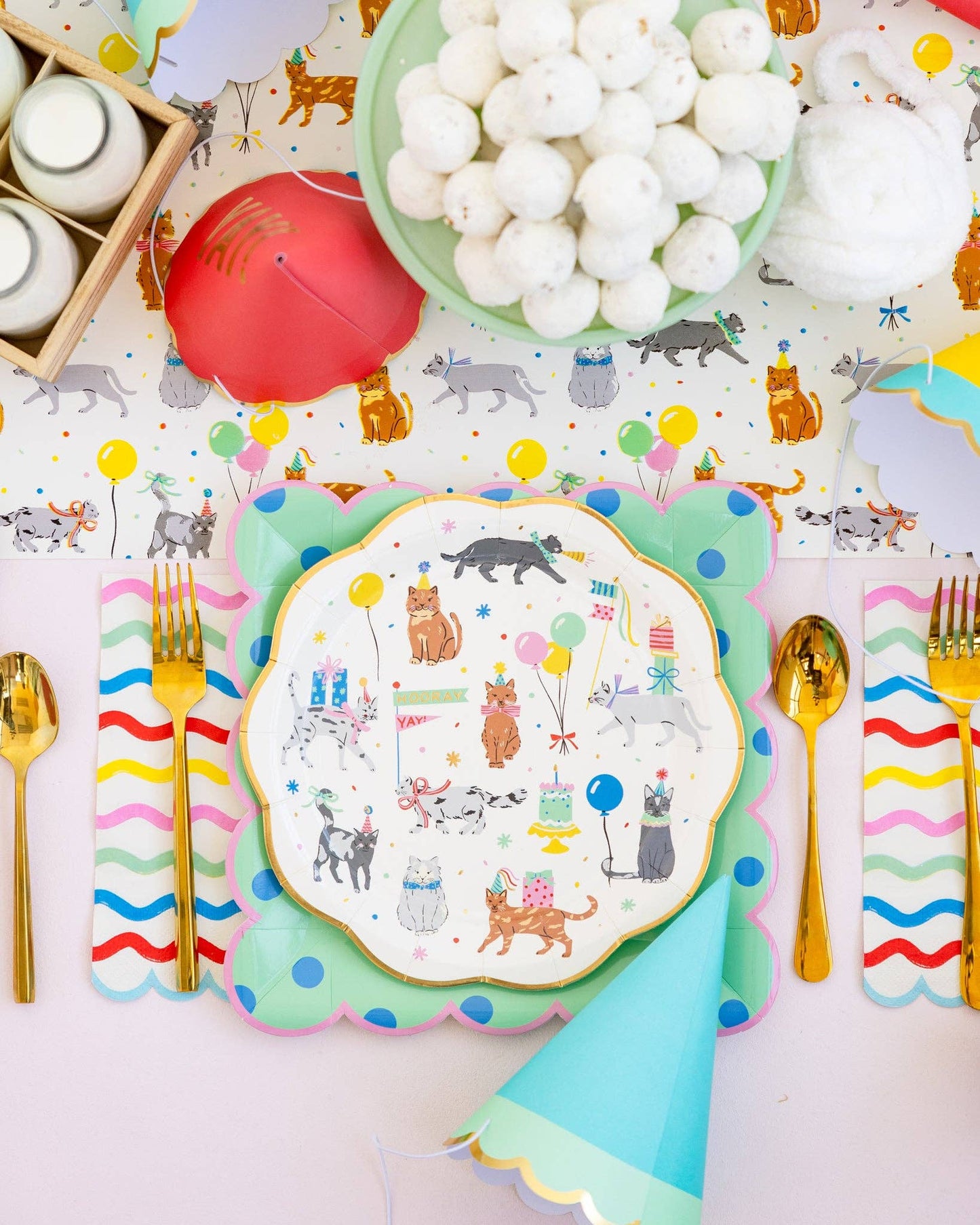 PET1143 - Cat Party Plate