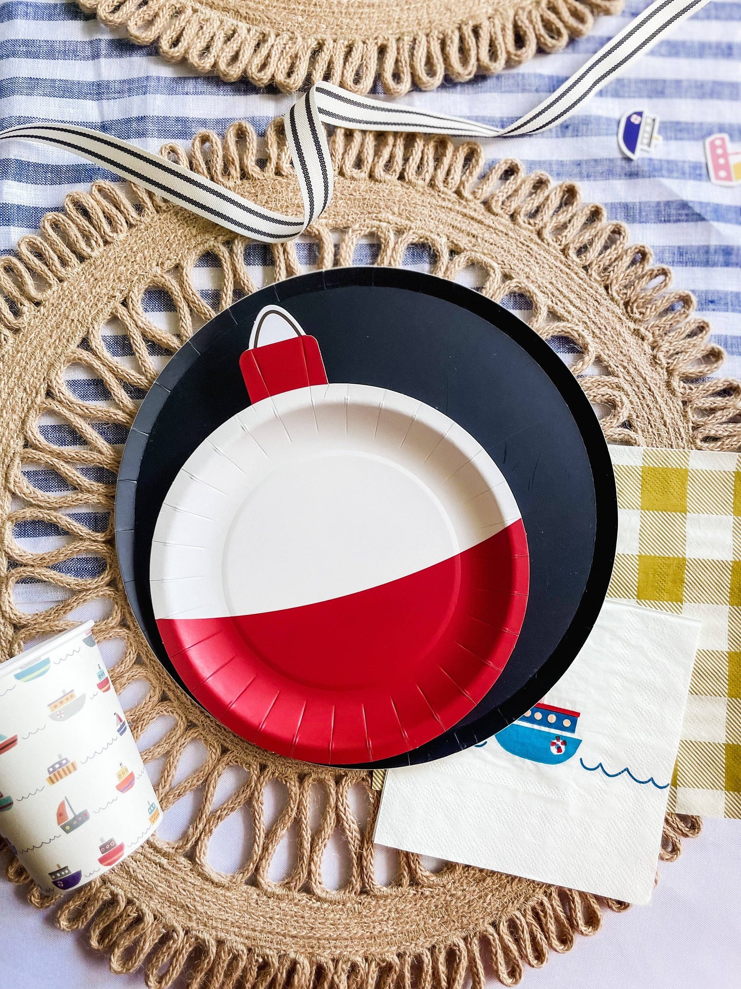 Gold Matte Plaid Dinner Napkin