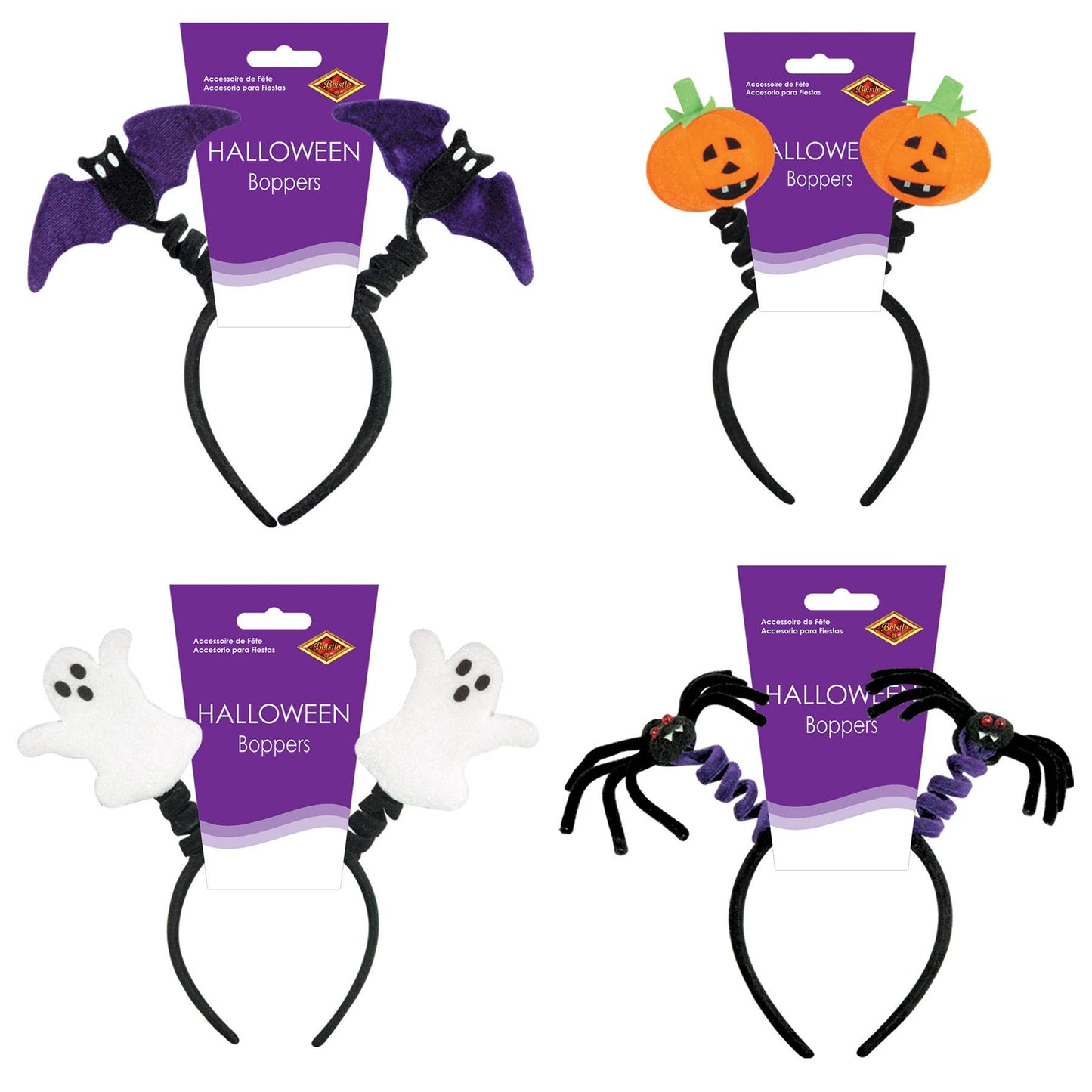 Halloween Boppers, 4 assorted designs