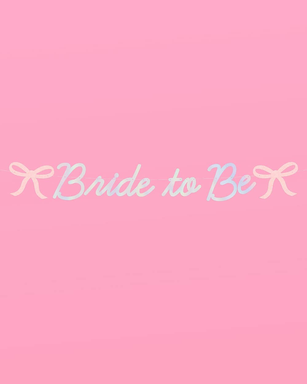 Bride To Be Bow Banner - Bridal Decor