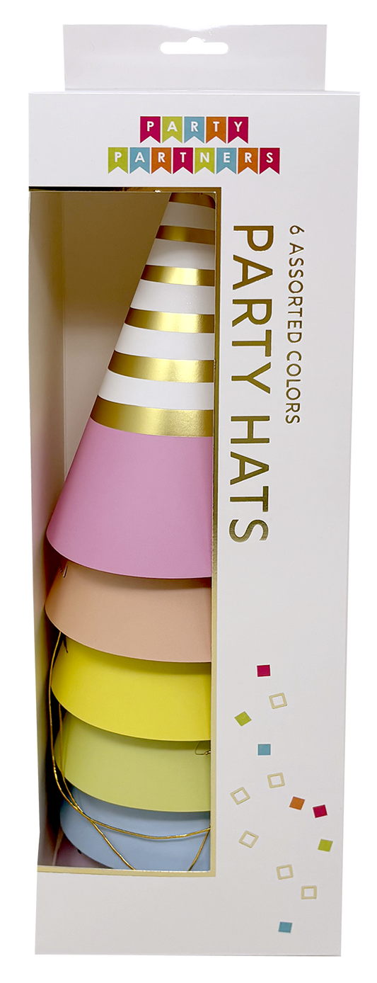 Pastel Rainbow Hats