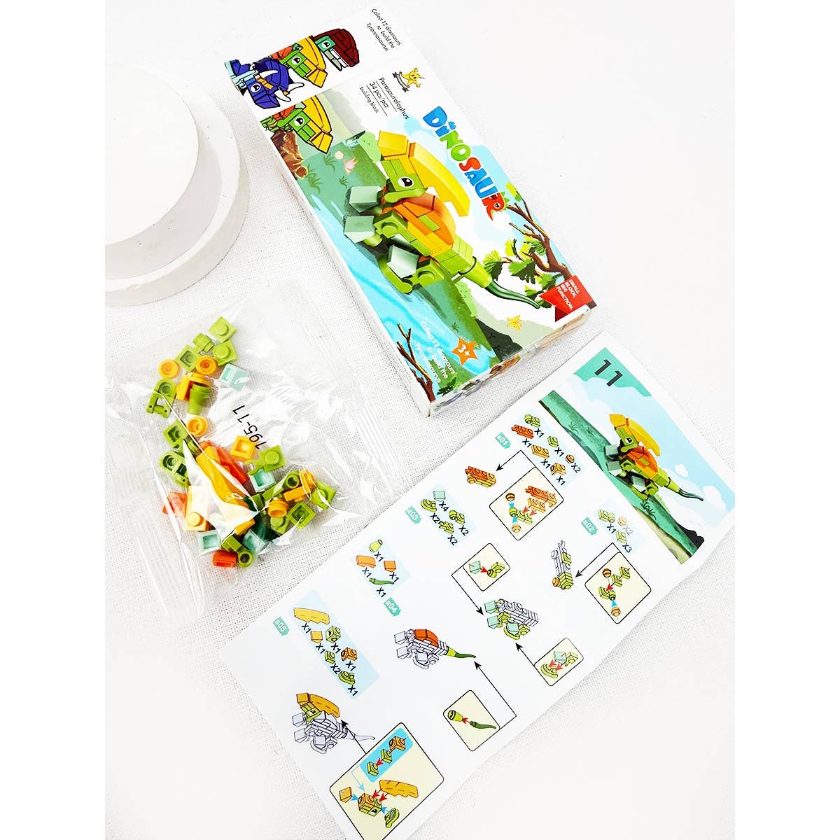 Dinosaur Building Block Toy Set