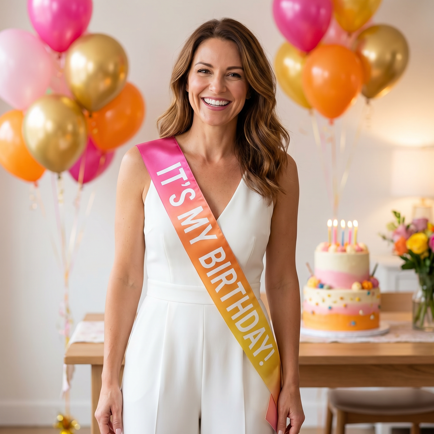 It's My Birthday Party Sashes, 1/Pkg