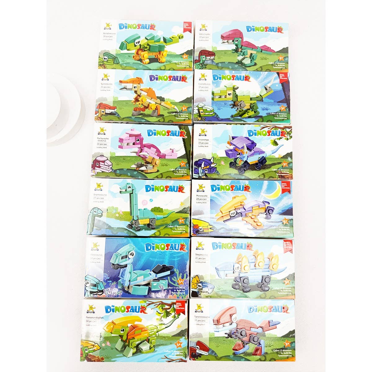 Dinosaur Building Block Toy Set