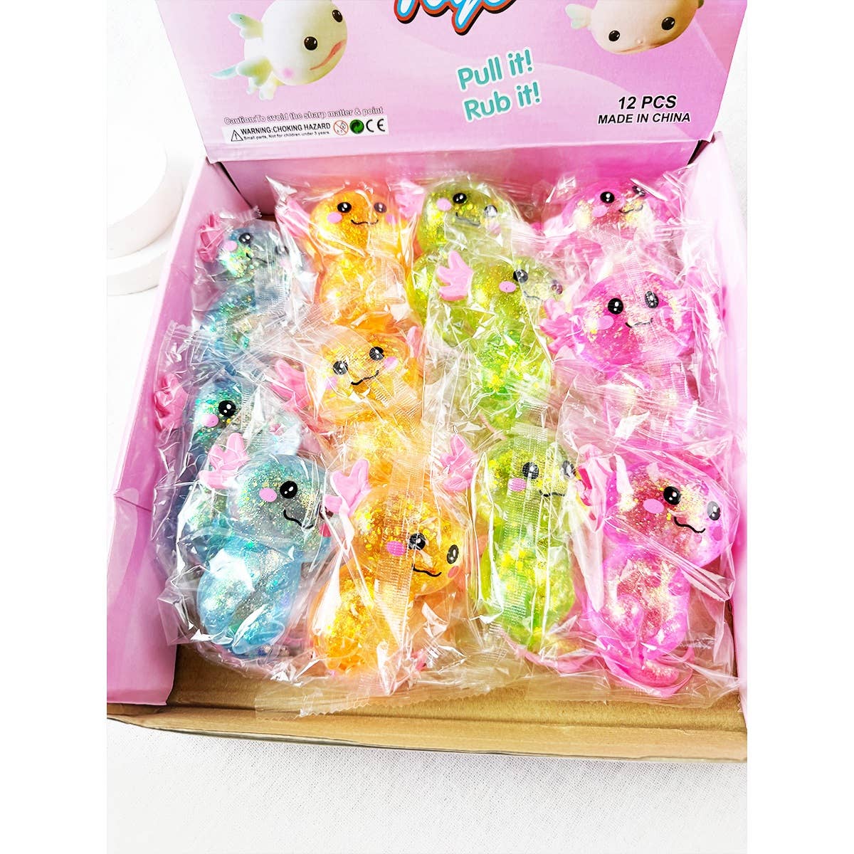 Long Tail Axolotl Squishy Toy