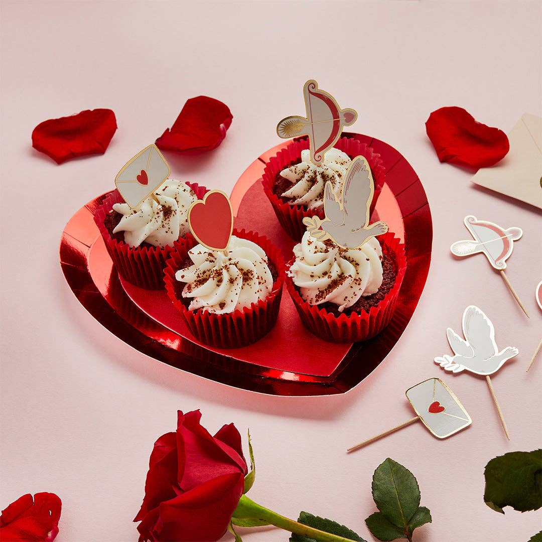 Valentine Food Picks 12 Pack