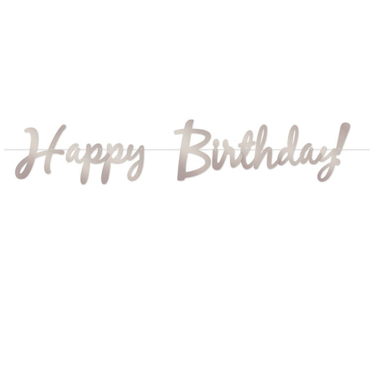 Foil Happy Birthday! Streamer -S