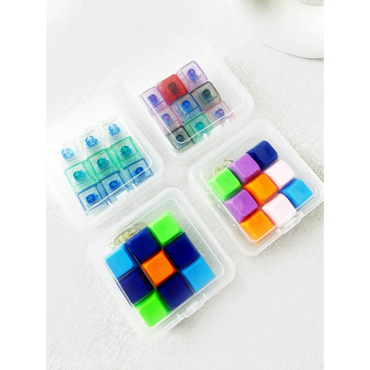 Satisfying Click Sound Keyboard Keychain Fidget Toy