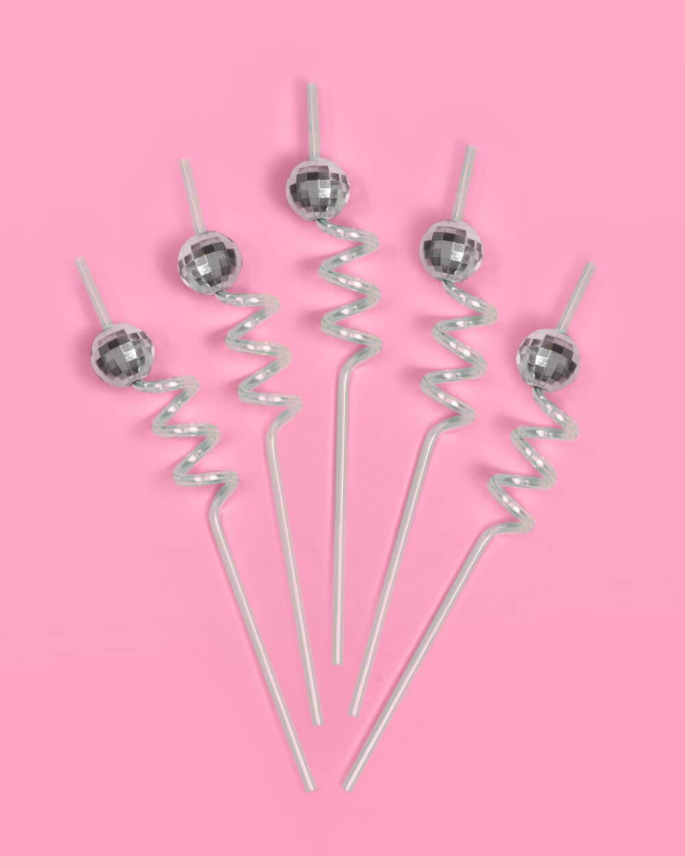 Reusable Disco Party Swirly Straws, Last Disco Bach, Groovy