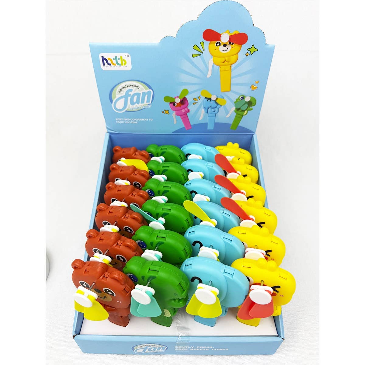 Assorted Animal Hand Pressure Fan