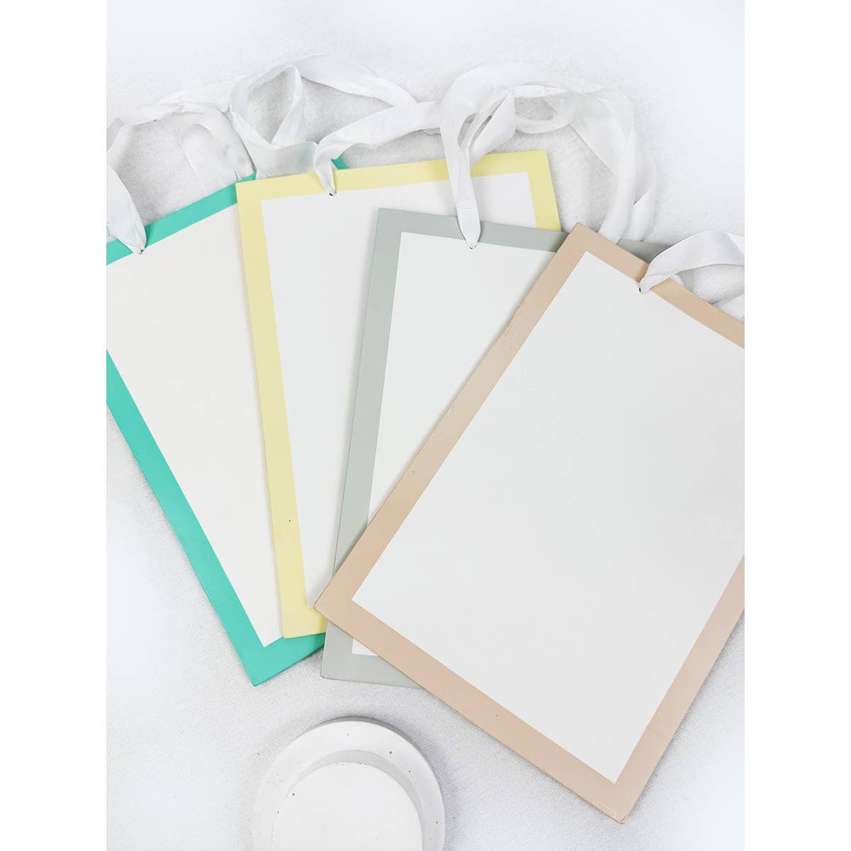 Simply Outlined Design Medium Size Gift Bag