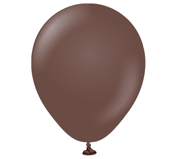12" KALISAN STD CHOCOLATE BROWN LATEX NO HELIUM