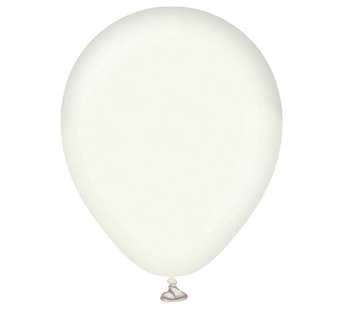 12" KALISAN RETRO WHITE LATEX NO HELIUM