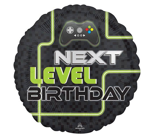17" PKG NEXT LEVEL BIRTHDAY GAMING
