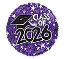 17" CLASS OF 2026 PURPLE