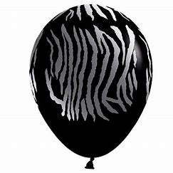 11" SEMPERTEX ZEBRA PRINT LATEX ASST